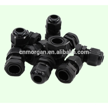 nylon plastic water-proof adjustable cable gland with lock nut ,avaliable in avarious color ,CE approval